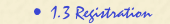 1.3 Registration